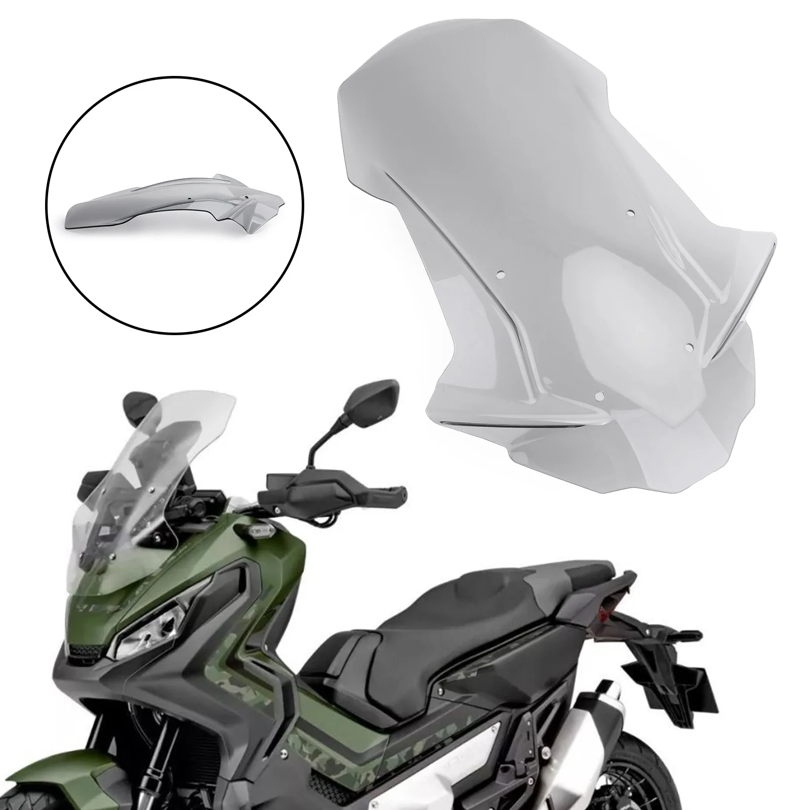 Artudatech ABS ветровое стекло мотоцикла для Honda 2107- X-ADV 750 ветровое стекло ветрового стекла ветровой экран протектор двигателя запчасти