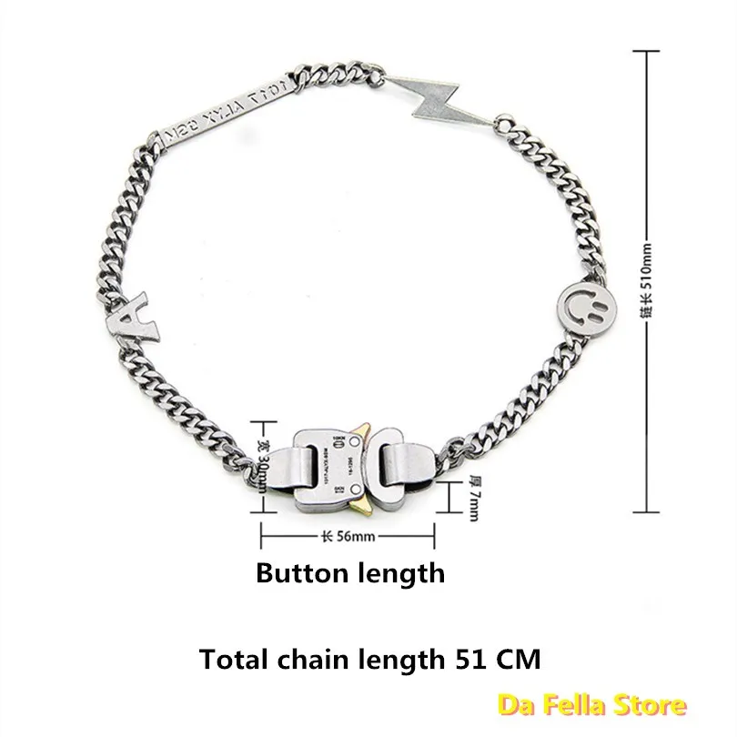 CLASSIC ALYX Hero NECKLACE Men Women 1017 ALYX 9SM Hollow letter 