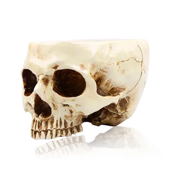 

[MGT] Animal Skull Flower Pot Handmade Sculpture Model 1:1 Ashtray Ghost Festival Potted Fruit Bowl Storage Tank Family Decorati