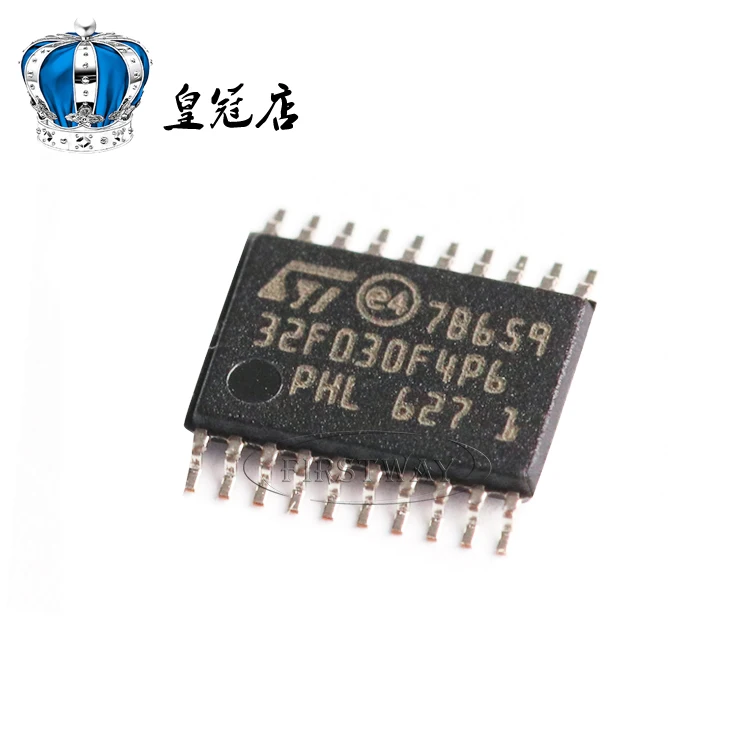 2 шт. STM32F030F4P6 TSSOP-20 32Bit CORTEX-M0 48 МГц