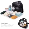Soboba Diaper Bags for Mummy PU Waterproof Large Capacity Nappy Changing Bag Hanging on Stroller 3D Star Pattern Diaper Bag 3