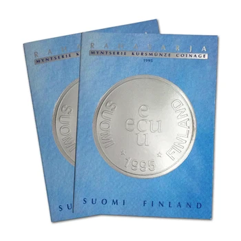 

Finland Set 6 PCS Coins, 1995, Europe UNC, Collectibles, Gift, With Folder, Commemorative coins