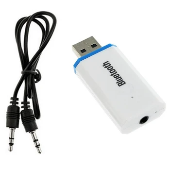 

USB Bluetooth Receiver Adapter Wireless o Adapter Car Kit Music Receiver for Home/Car Stereo Sound System, Portable Speskers
