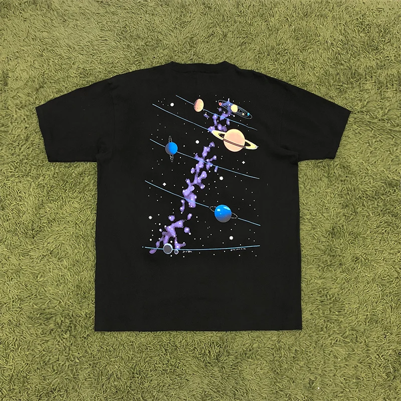 Мужская и женская футболка Astroworld, футболки, новая серия Astroworld, футболка, лучшее качество, повседневная с изображением Трэвиса Скотта, топы Kanye West