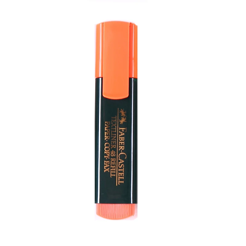 6 шт Faber Castell Textliner маркеры, фломастер, ручка 1548 красный/синий/желтый/розовый/оранжевый/зеленый Цвета для выбора Wrting расходные материалы - Цвет: Orange 6Pcs