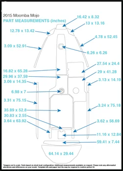 

2015 Moomba Mojo Swim Step & Cockpit Pad Boat EVA Teak Decking 1/4" 6mm