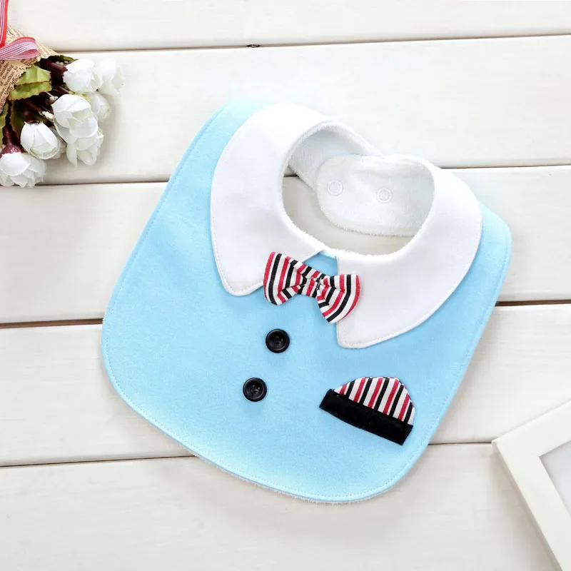 

Free Shipping Baby Girl Boy Waterproof Bibs gentleman Princess style Kids Toddler Dinner Feeding Bib Burp Cloths baby Bandanas