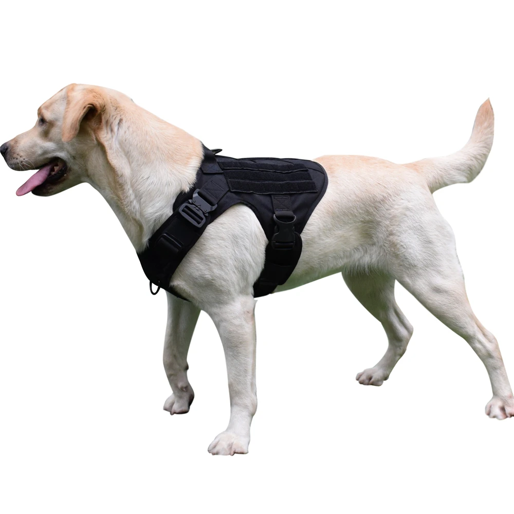 

Military Dog Waterproof Tactics 1050D Nylon Molle System Tactical Dog Training Military Dog Hound Vest Police Dog K9 Harness