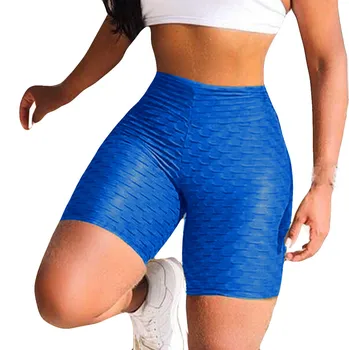 

High Waist Fitness Leggings Women Wrinkled Workout Push Up Legging Fashion Solid Color Bodybuilding Jeggings Women Pants