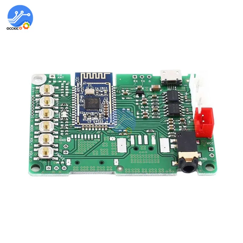 BK3266 Bluetooth V5.0 стерео аудио передатчик приемник модуль Плата усилителя AUX DC 3 6 5 в для