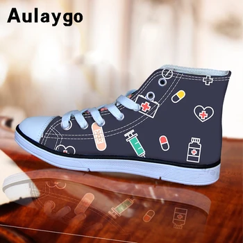 

Aulaygo Cartoon Pill Bottle Printing Kids Canvas Shoes Girls Casual Sneakers 2020 Fashion Boys Children Sports Outdoor Sneaker