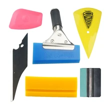 1 компл./6 шт. оконные инструменты для тонировки автомобиля из углеродистой фольги виниловая пленка скребковый инструмент набор автомобильных стикеров наклейки обертывание пинг скребки набор