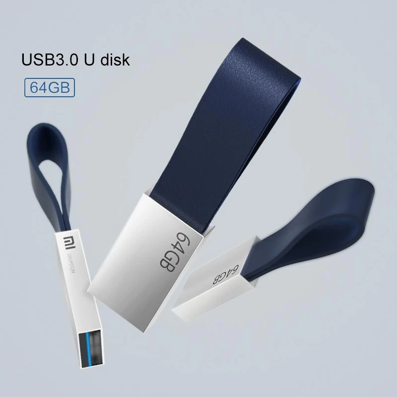

Original xiaomi mijia USB3.0 Flash Drive U Disk Pen Drive Portable USB Disk 64G High-speed Transmission Metal Body Compact Size