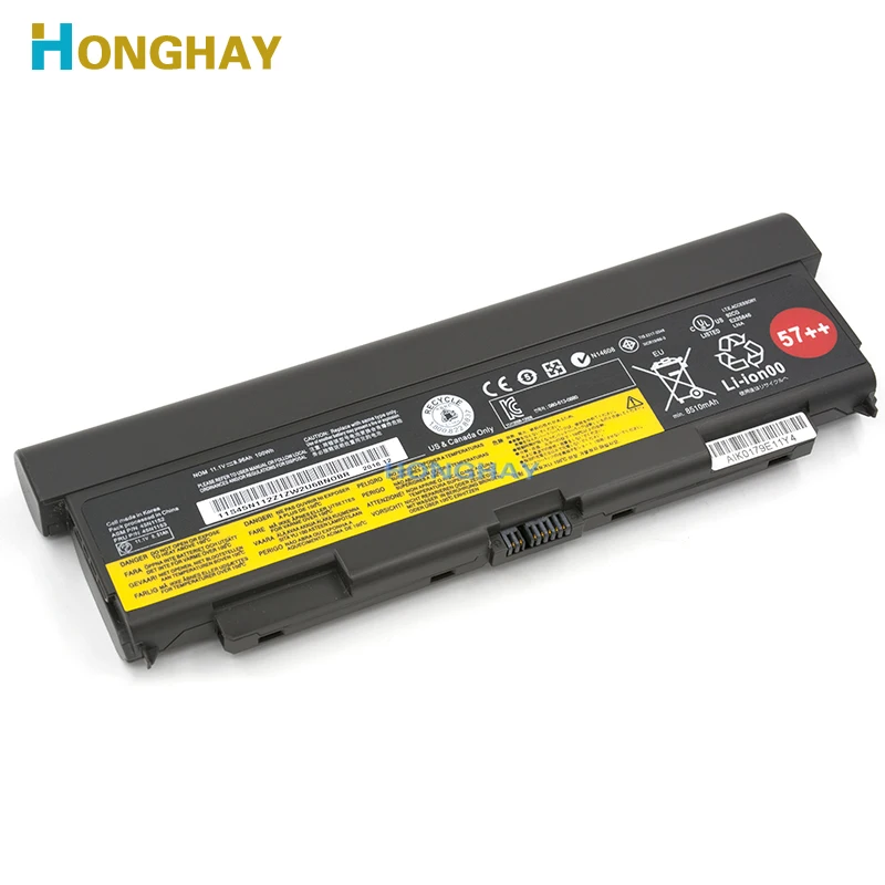Аккумулятор Honghay для ноутбука Lenovo ThinkPad T440P T540P W540 L440 L540 45N1152 45N1153 45N1149 45N1145 45N1160 57 + ++ |