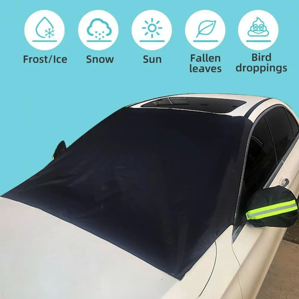 Couverture de pare-soleil de voiture, pare-brise de fenêtre, Protection  solaire de voiture, Anti-uv/antigel, pare-brise étanche - AliExpress