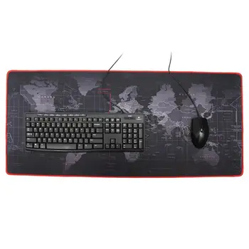 

Large Gaming Mouse Pad Environmentally friendly rubber big pad non-slip thickening world map office game mouse pad desktop keybo