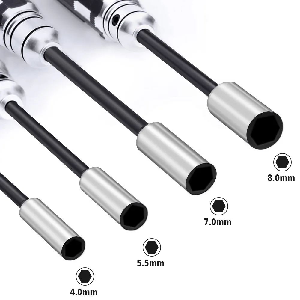 알렌 스크루 드라이버 4.0mm 5.5mm 7.0mm 8.0mm 육각 드라이버 세트 RC 도구 플랫 헤드 육각 나사 드라이버 렌치 도구 키트 RC 자동차 드론