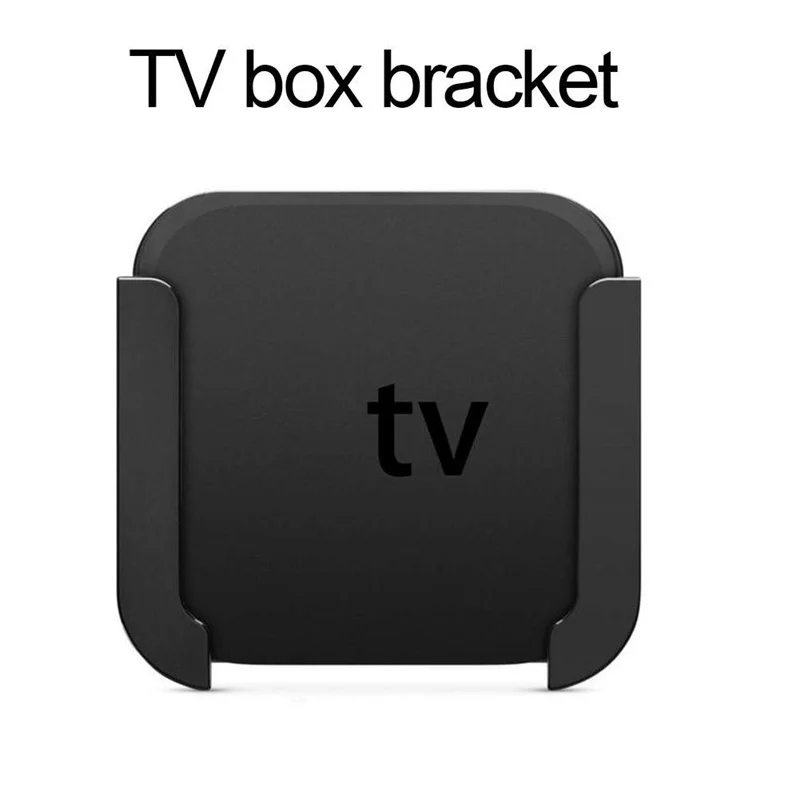 Supporto Per Box Tv A Parete Per Apple Tv 4 Lettore Multimediale Culla Protettiva Stb Supporto Per Rack Supporto Per Televisore Set Top Box Staffa
