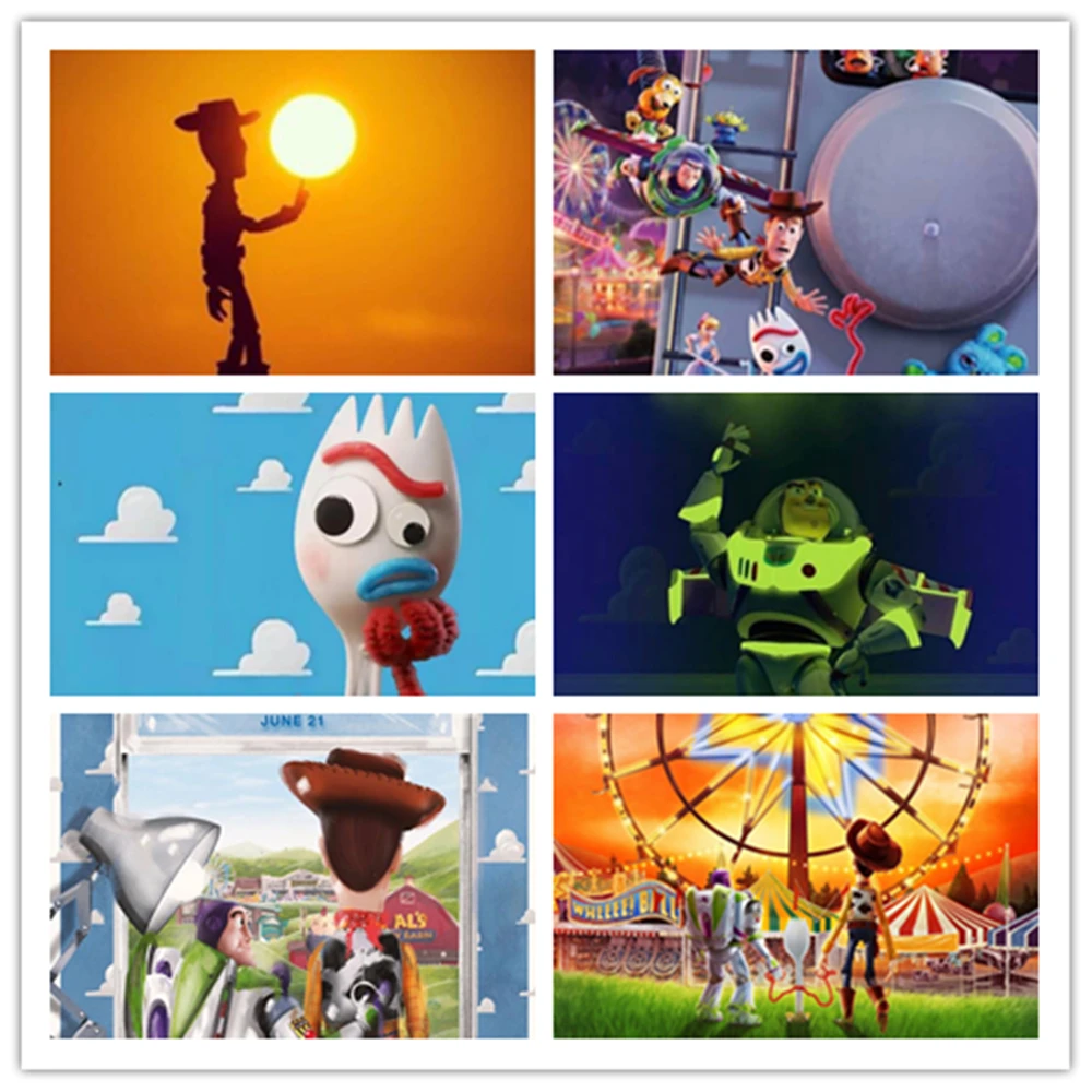 

Disney Classic Anime Toy Story Wall Art Canvas Painting Nordic Posters and Prints Wall Pictures for Living Room Decoration