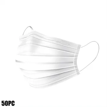 

50 Pcs Disposable Mask For Face Adult Breathable Non-Woven Face Masks For Germ Protection For Adults Mascarillas Flag Bandana