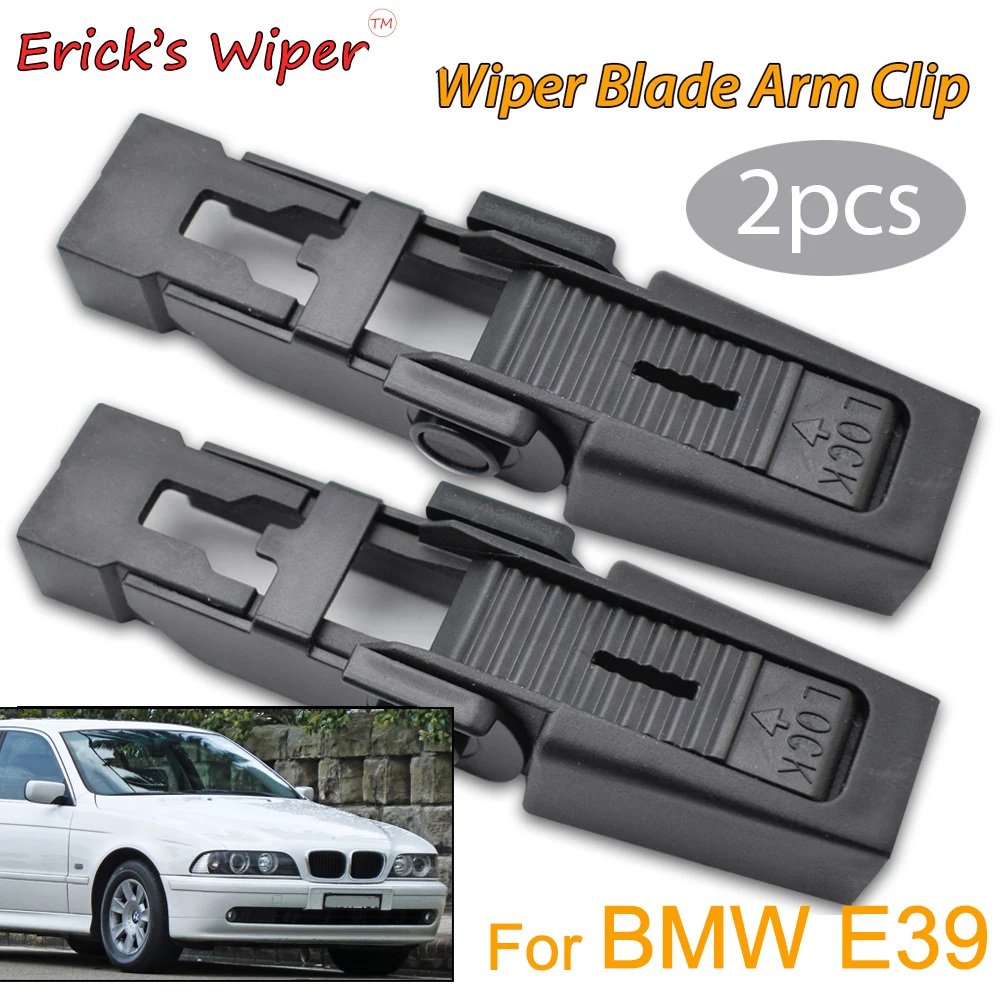 Erick's Wiper 2Pcs Front Windshield Wiper Arm Lock Clip Fixing
