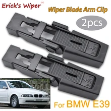 Erick's limpador de para-brisa dianteiro, 2 peças, clipe de fixação de para-brisa e braço, para bmw 5 series e39 520i 523i 525i 1996 - 2004