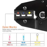 IWISS IWS-2210H Crimping pliers kit Heat Shrink Connectors Crimping Tool  with 120pcs Heat Shrink Connectors from AWG22-10 2