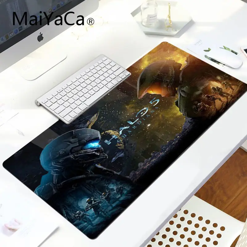 MaiYaCa Забавный игровой Halo 5 стражи для ноутбука Игровые мыши коврик для мыши Большой Коврик Для Мыши Компьютерный коврик для ПК