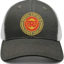 Мужские и женские регулируемые бейсбольные кепки с логотипом в стиле Роял-Энфилд-мотоцикл-Дальнобойщик