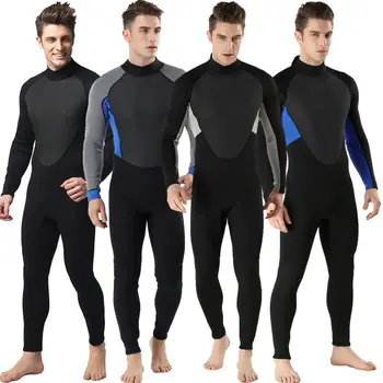 

Premium Neoprene Wetsuit 3MM Men Scuba Diving Thermal Winter Warm Wetsuits Full Suit Swimming Surfing Kayaking Equipment Black