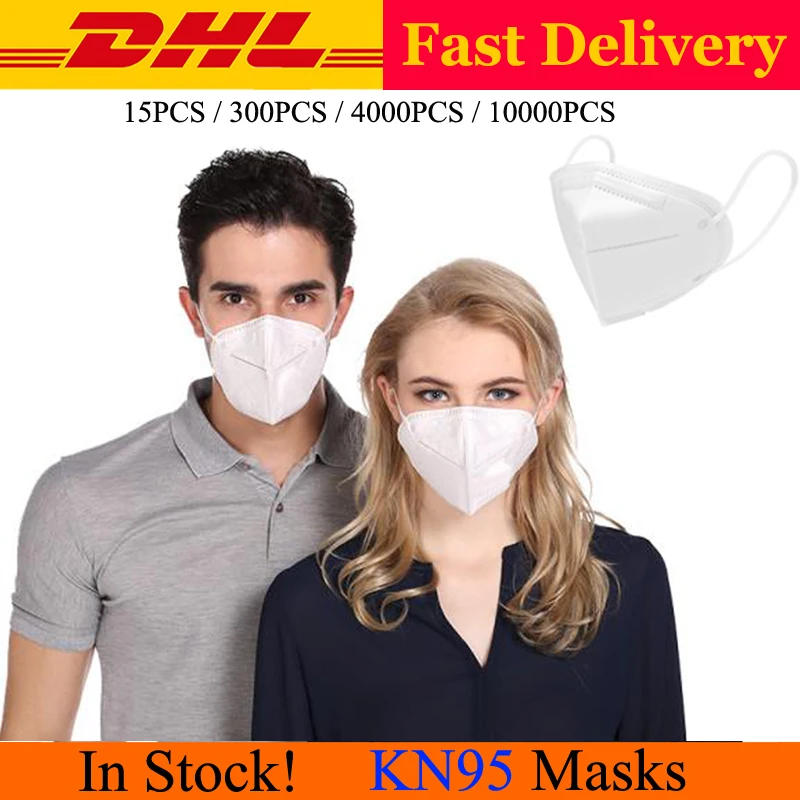 

50000PCS DHL Fast Delivery!KN95 Mask PM2.5 Mouth Cover 95% Dust Masks Anti Dust Mask Anti-fog Protective Respirator Reusable