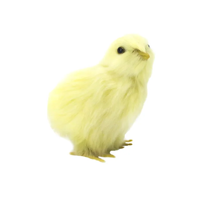 Simulation Chick Plush Toy Realistic Furry Animal Doll Children Cognition Chicken Model Sound Chicken Easter Gift Kids Soft Toy 6
