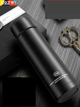 

1000ml Large Capacity Outdoor Protable Thermosflask Dual Purpose Cap Bottle Domestic Portable Coffee Flask