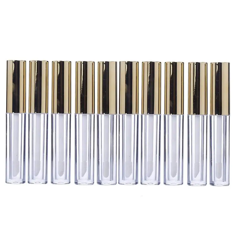 10pcs 10ml Lip Gloss Tubes Bulk With Wand Empty Plastic Lipstick