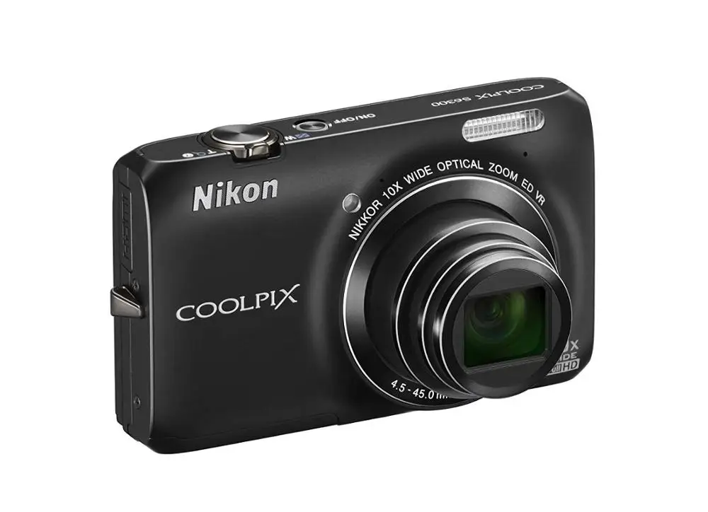 Nikon – COOLPIX S6300 caméra numérique 16 MP d'occasion, avec Zoom 10x, objectif en verre NIKKOR et vidéo Full HD 1080p