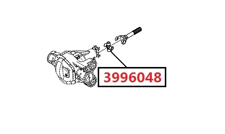 Propshaft U-JOINT For FORD CROWN VICTORIA II 1990-1999 FORD CROWN VICTORIA P7 1999-2012 ECONOLINE E4 (150/450) 2005-2014