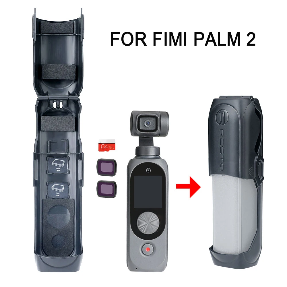 Protective Case Cover Portable Storage Box with Lanyard for FIMI PALM 2 Pocket Gimbal Camera Accessries | Электроника