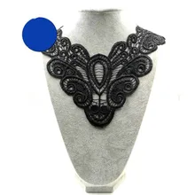 Emboidery воротник для шеи diy поддельные съемные воротники водорастворимые Женская бутоньерка трехмерные кружевные аксессуары