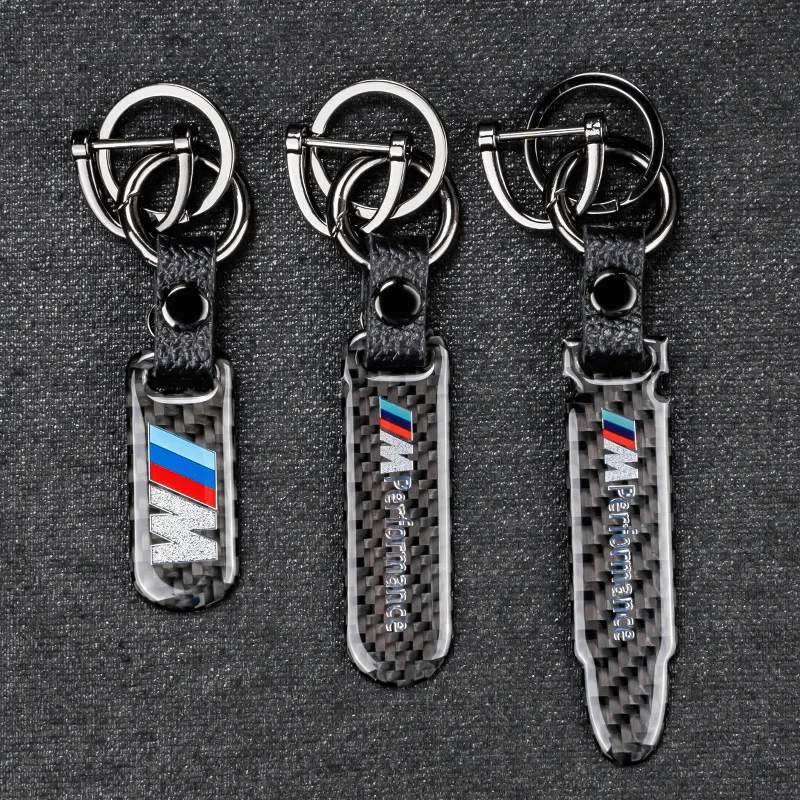

Lanyard for M Performance Power Car Keys Real carbon fiber Neck Straps keychain For BMW E46 F30 E90 E60 F20 F10 E36 E39 E87 G30