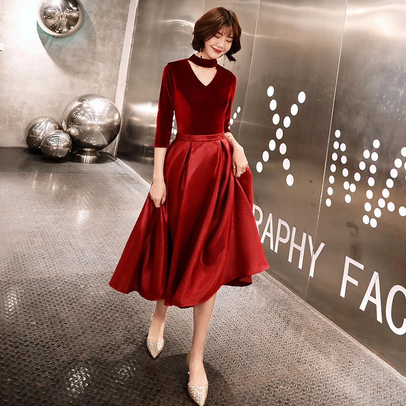 

2020 Special Offer Bride Dress Vogue Of New Fund Of 2020 Long Cultivate Morality Show Thin In The Simple And Easy Wine Wedding