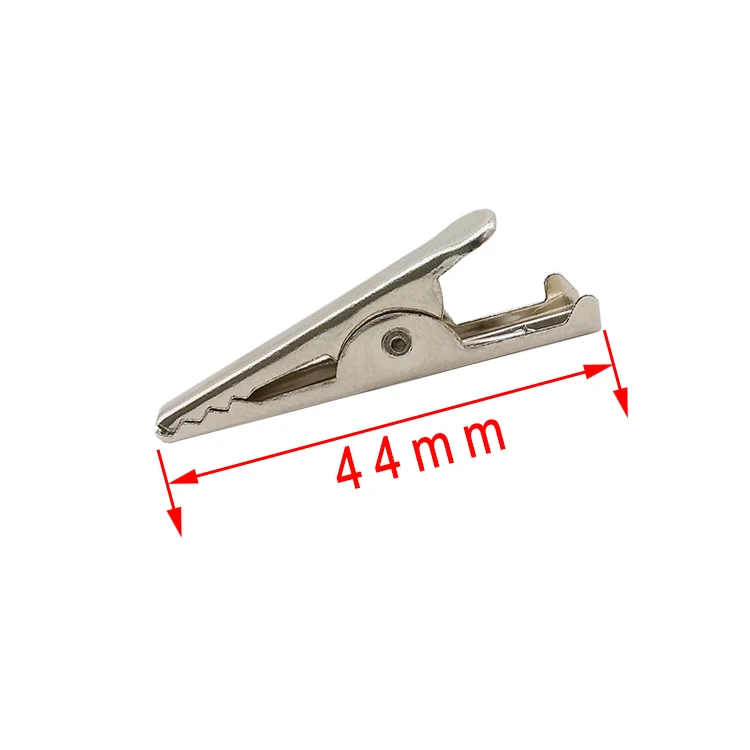 44mm 10 шт(5 пар) 27/35/44 мм; изоляционный кабель загрузки из металла защищенный зажим «крокодил» G98 крокодил электрические зажим для Пластик сапоги Авто Батарея - Цвет: 44mm