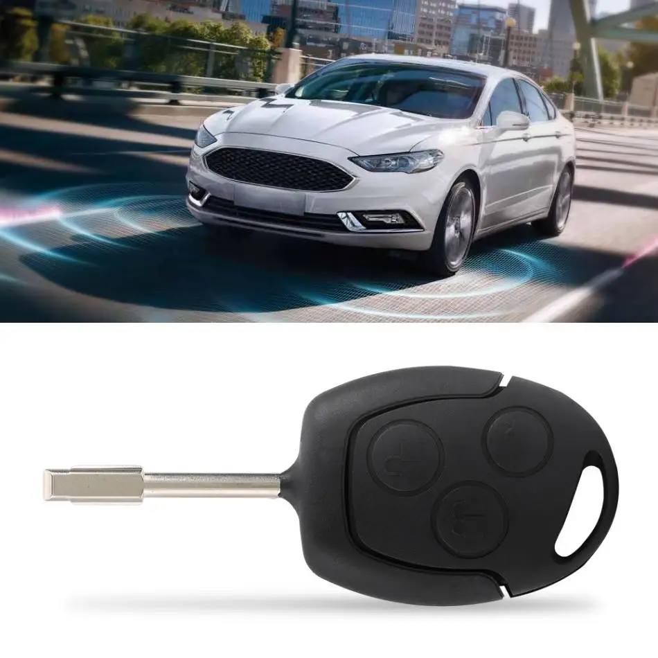 3 кнопки дистанционного брелока 433 МГц с чипом 60 для Ford C Max S Max Galaxy Mondeo автомобильные аксессуары