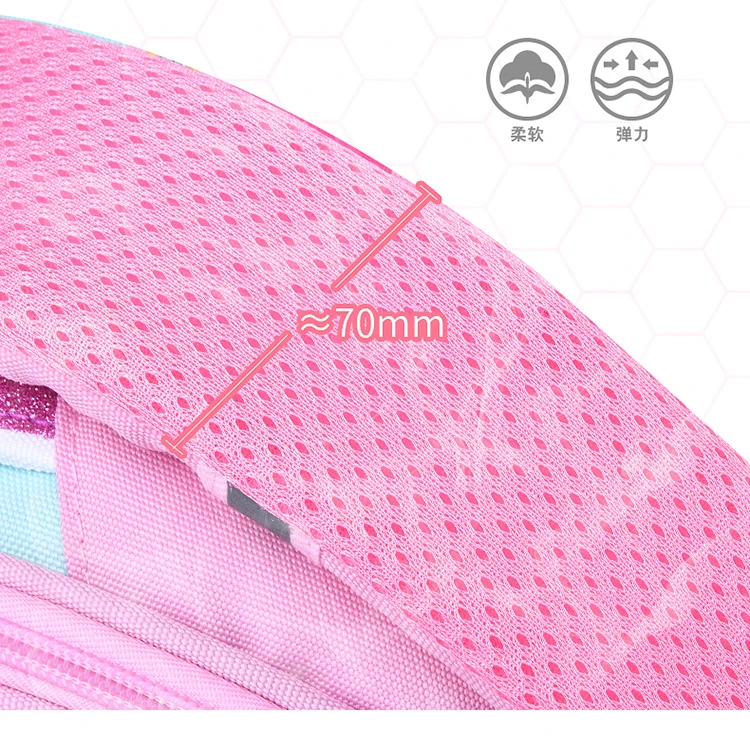 Unicorn Cute Colorful Rainbow Backpack For Girls