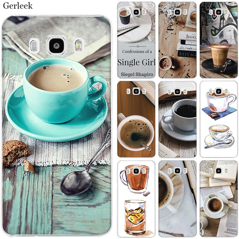 

Phone Case For Samsung Galaxy A20 A30 A40 A50 A60 A70 A10 A3 A5 A6 A7 A8 A9 Plus Hard Cover Coffee Wine Cup Book Shell Cheap