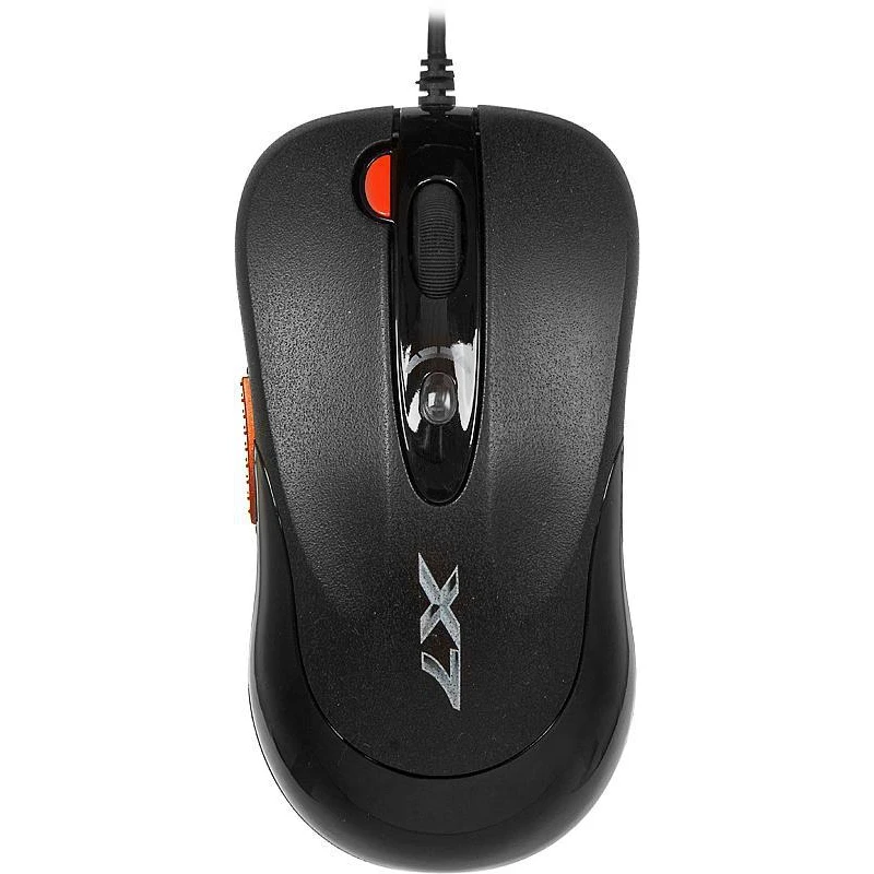 Мышь A4 X-705K черный оптическая(2000dpi) USB игровая(5but