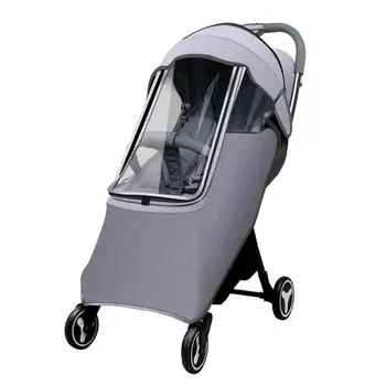 

Baby Stroller Raincoat Cover Trolley Umbrella Car Rain Cover Baby Stroller Windshield Stroller Accessories Trolley Accessories