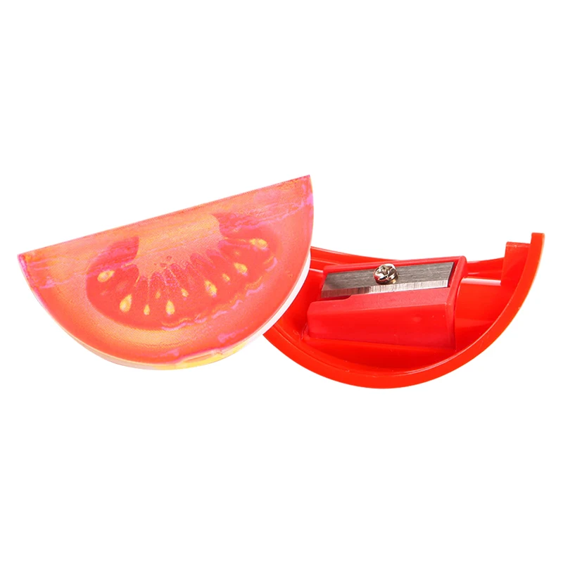 Kawaii Fruit Hand Pencil Sharpener Child Fanny Stationery School Supplies Papeleria Taille Crayon Tempera Matite