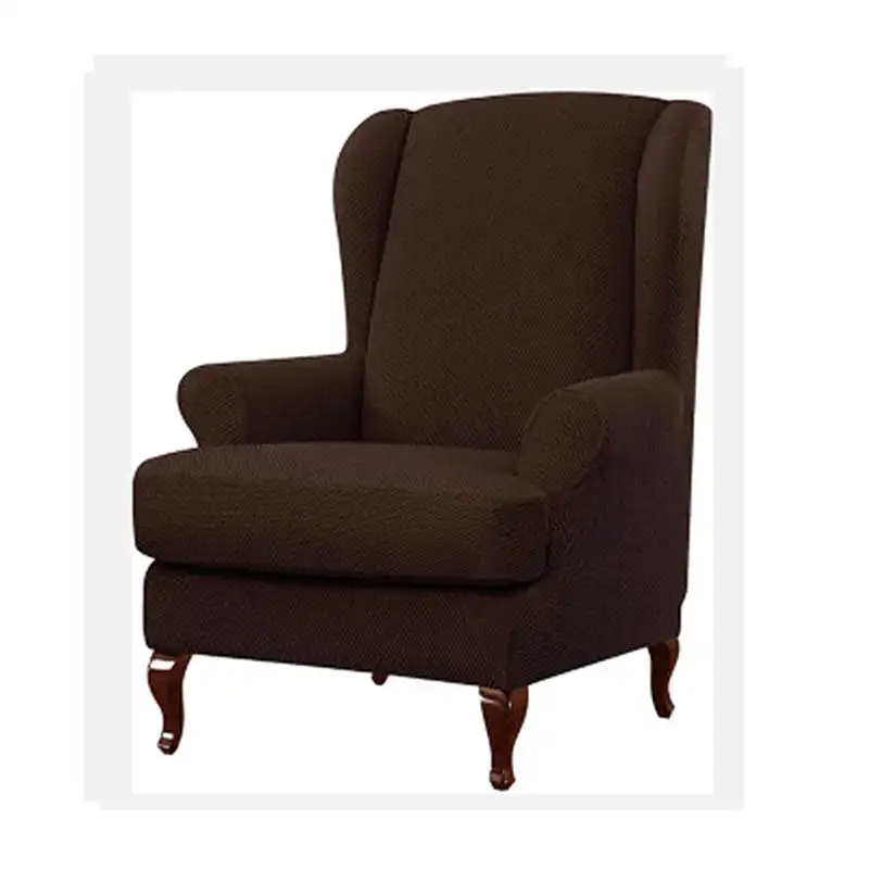 Стрейч Wingback Slipcover крыла чехлы для стульев Кресло откидное кресло протектор