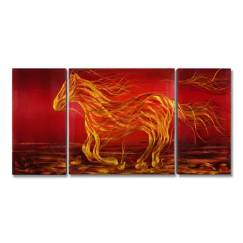 

Running Horse Picture Modern Painting Wall Art Animal Original Home Decor Spray Painting Home Decoration Accessories