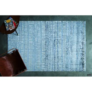 

Apex Supreme 3 'x 10' Viscose Navy Blue Runner Rug
